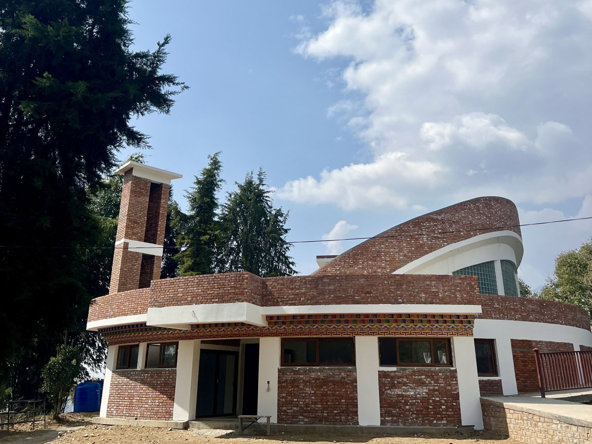 Round brick building